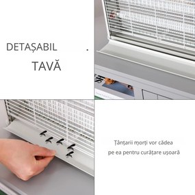 Outsunny Plasă Anti-Țânțari UV 20W, Protecție pentru Exterior și Interior, Eficientă și Ușor de Folosit | Aosom Romania
