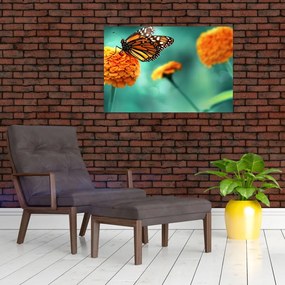 Tablou cu fluture (90x60 cm)