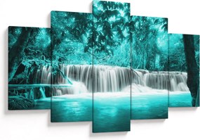 Tablou - Cascada albastră (150x105 cm)