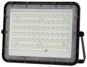 Reflector cu incarcare solara 15w 1200lm 6400k - negru