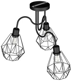 Lustră aplicată BERGEN 3xE27/60W/230V