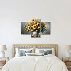 Tablou – Vază cu floarea-soarelui (90x60 cm)
