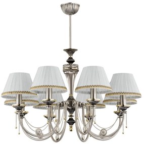 Candelabru 8 brate design clasic realizat manual Dorato