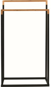 Suport pentru 2 prosoape Spirella Chic 45 x 22 x85 cm, negru
