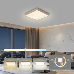 Brilagi - Plafonieră LED POOL LED/36W/230V 3000/4500/6000K 40x40 cm bej