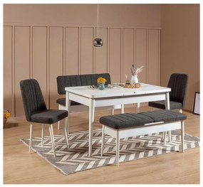 Bancă Vlasta 5 (alb + antracit) . 1092769