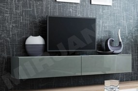 Masă TV/Dulap Zylia 180 (Gri + Gri lucios). 1053753