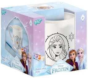 Disney Regatul de gheață Destiny cană din porțelan de pictat 235 ml Cutie Cadou