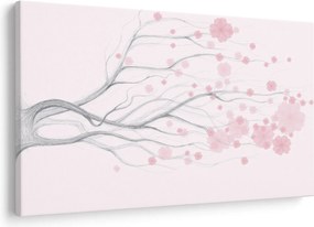 Tablou - Flori roz (90x60 cm)