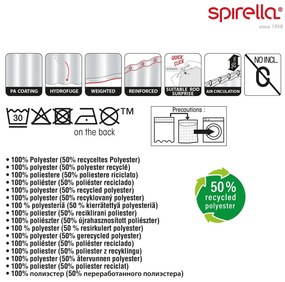 Perdea de duș 180x200 cm Rings – Spirella