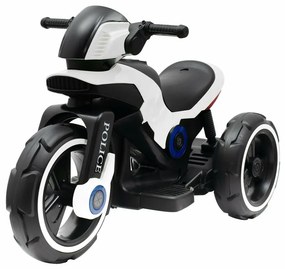 Motocicletă electrică pentru copii Baby Mix Raftnegru și alb, 100 x 50 x 61 cm