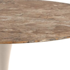 Masă de dining rotundă cu blat ceramic ø 90 cm Malta – Actona