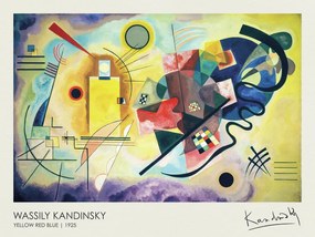 Reproducere Galben, Roșu, Albastru, Wassily Kandinsky