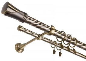 Galerie dubla TWIST DUNCAN dubla 25/19 - AUR ANTIC (Alege marime: 320 cm)
