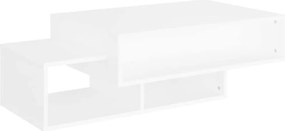 vidaXL Măsuță de cafea, alb, 105x55x32 cm, lemn prelucrat