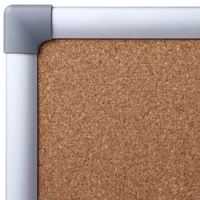 Placa de pluta SICO 180 x 90 cm, aluminiu