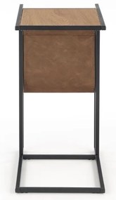 Masuta laterala Compact, stejar auriu / negru