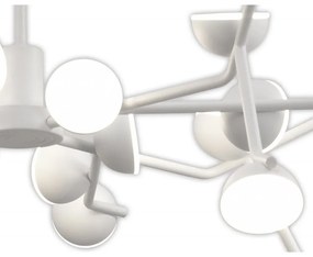 Lustra LED design modern ADN alb Medium