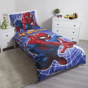 Lenjerie de pat fosforescentă Spiderman