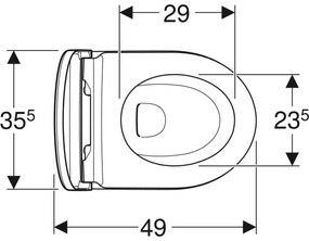 Set vas wc suspendat rimless cu capac soft close, alb mat, Geberit, iCon