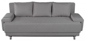 Canapea extensibila Napoli Grey, 205x90x86 cm, cu lada de depozitare