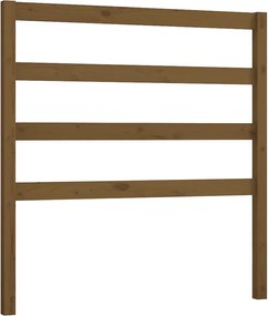 vidaXL Tăblie de pat, maro miere, 81x4x100 cm, lemn masiv de pin