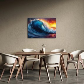 Tablou - Val în apus de soare (70x50 cm)
