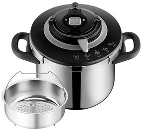Oală sub presiune Tefal 8 l CLIPSO+ CHEF oțel inoxidabil