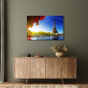 Tablou - toamna la Paris (90x60 cm)