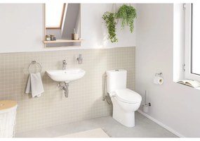 Grohe Bau Ceramic lavoar 55.3x38.6 cm semicircular clasica alb 39440000