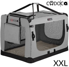 Deuba Geanta portabila pentru caini XXL 90x61x65cm - gri