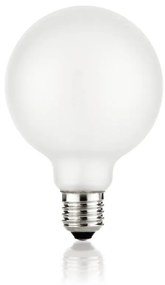 Bec LED dimabil, E27 globo d095 08w 3000k cri80 satin intera dimm