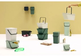 Cos depozitare Brabantia Sort&Go 1006312, 20 L, 22,5x45x28 cm, Stivuibil, Plastic, Gri