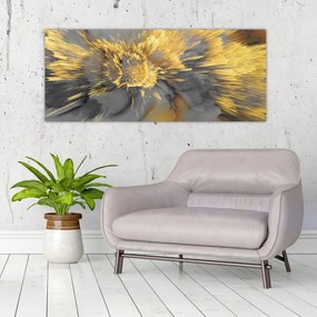 Tablou - Expansiunea aurului (120x50 cm)