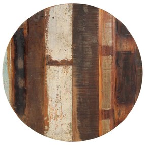 286034 vidaXL Blat de masă rotund, 70 cm, lemn masiv reciclat, 15-16 mm