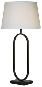 Veioza/Lampa de masa decorativa Modish negru/alb