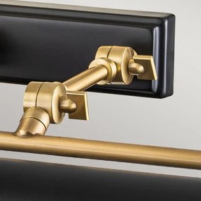 Elstead WINCHFIELD-PLL-AB-MB - Aplica pentru tablouri WINCHFIELD 4xE14/40W/230V neagră