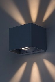 Aplica de exterior iluminat ambiental, Protectie IP54 Hallstatt gri