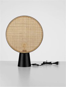 Veioza/Lampa de masa decorativa ratan natural, TIERRA D 35cm