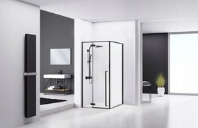 Cabina dus Fargo negru - 90x120 cm