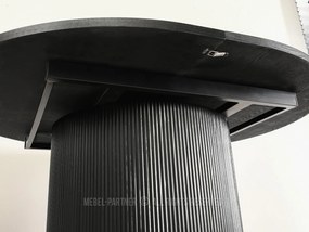 Masă de sufragerie Paga (lemn negru + negru). 1111770