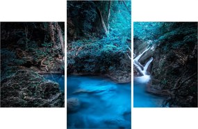 Tablou - Noaptea magică în pădurea tropicală (90x60 cm)