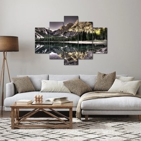 Tablou cu lac montan (150x105 cm)