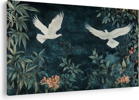 Tablou - Două porumbei (90x60 cm)