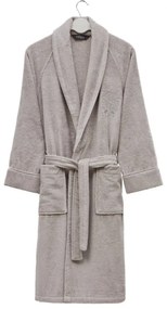 Halat unisex din modal DELUXE L Gri deschis / Light Grey