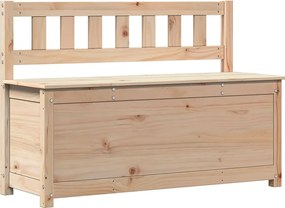 vidaXL Bancă, 110x41x76,5 cm, lemn masiv de pin