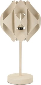 Veioză bej cu abajur din metal (înălțime 57 cm) Space – Mauro Ferretti