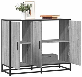 vidaXL Dulap, gri sonoma, 94x35x76 cm, lemn prelucrat