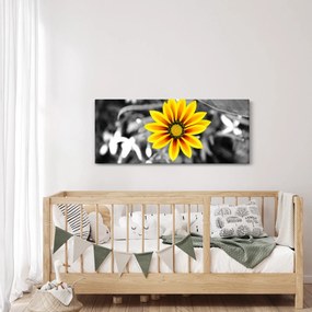 Tablou cu floare galbenă (120x50 cm)