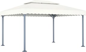 vidaXL 48062 Gazebo 400x300 cm Cream Aluminium